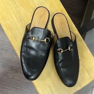 Gucci horsebit WOMEN'S PRINCETOWN LEATHER SLIPPER mules